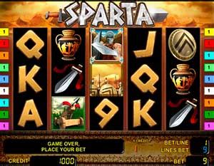 Игровой автомат Sparta  играть бесплатно